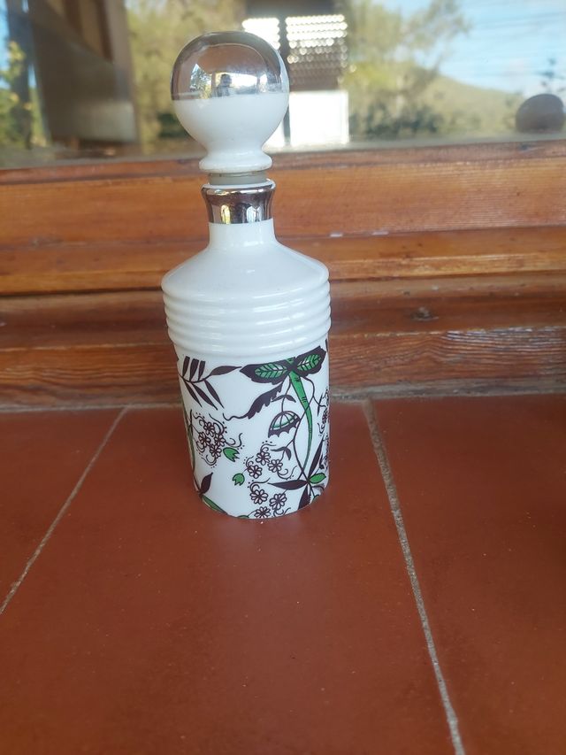 Juego Tocador Vintage Cerámica Flores