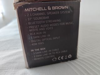 barra de sonido Bluetooth Mitchell & Brown de 40W