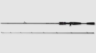 Carrete de pesca Engineered in the USA y caña 