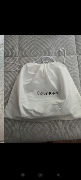 Bolso Calvin Klein Gris Topo