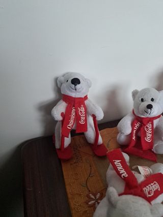 Orsetti peluche Coca-Cola con sciarpe