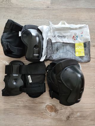 Protecciones Patinaje Infantil Oxelo. Sin estrenar