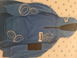 Sudadera niño Sonic con capucha