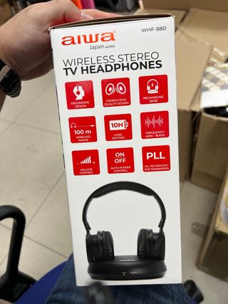 Aiwa WHF-880 Auriculares Inalámbricos RF