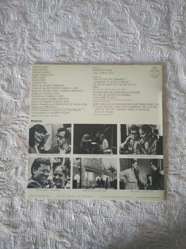 Vinilo Manhattan - Banda Sonora Original