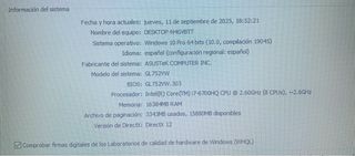 Portátil ASUS GL752VW Intel Core i7