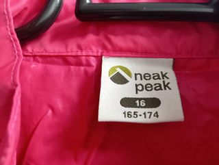 Chubasquero Neak Peak Niña  Talla 16 
