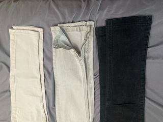 Pantalones Vaqueros blancos, Negros y grises 