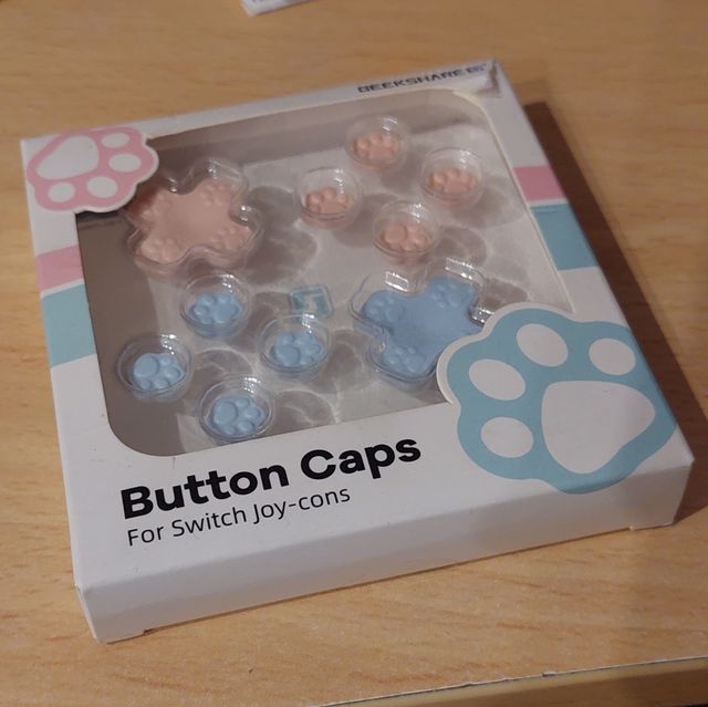 Fundas Caps GEEKSHARE para Joy-Cons Switch