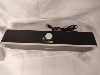 Barra de Sonido MEGANTTV Negra y Plateada