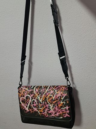 Bolso Desigual Multicolor Corazones