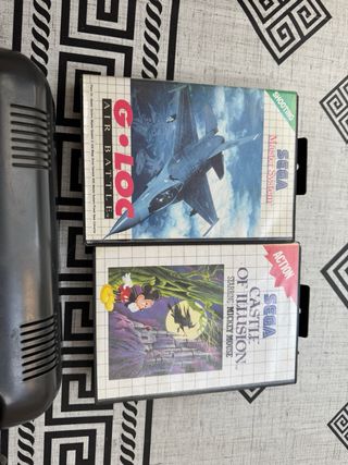 Sega Master System II Consola Vintage Negra