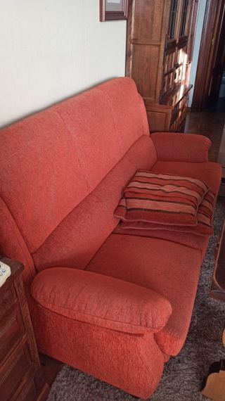 Sofá de 3 plazas naranja