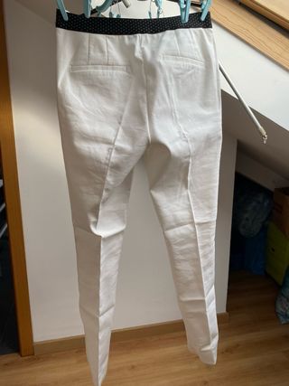 Pantalón Zara Blanco