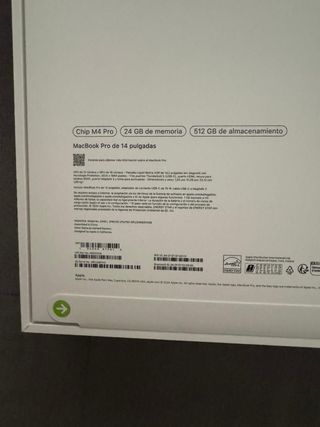 MacBook Pro M4 Pro 12 Núcleos 24GB 512GB