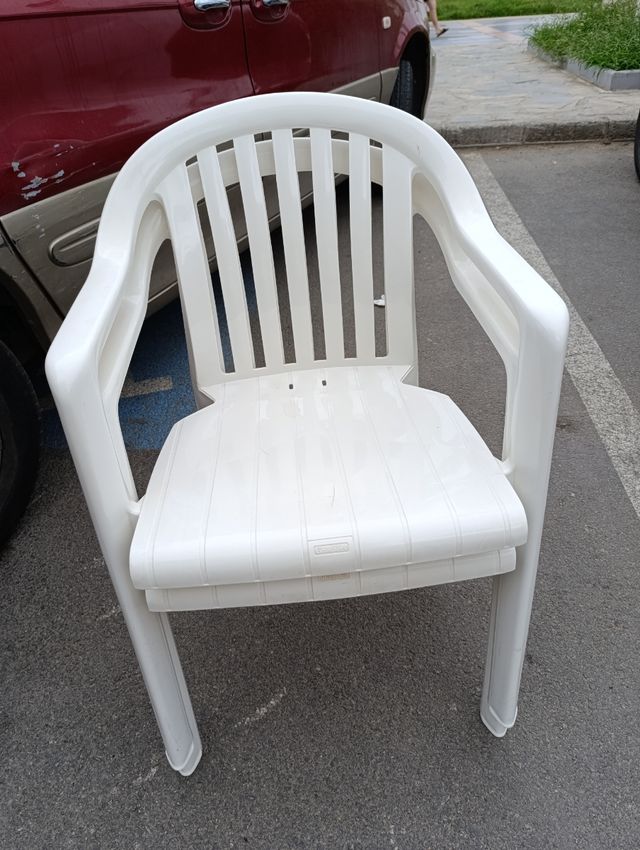 10 sedie da piscina/terrazza in plastica