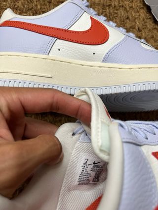 Nike Air Force 1 '07 / Blanco - Azul Lavanda