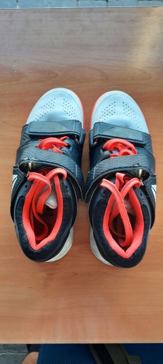 Zapatillas Halterofilia Reebok Negras/Rojas/Blanca
