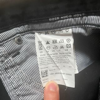 Pantalones Hugo Boss Negros Talla W32 L34