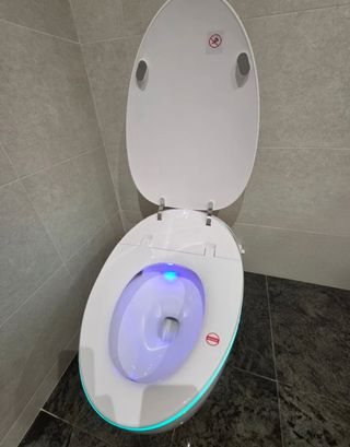 Inodoro Inteligente con Luz LED Azul