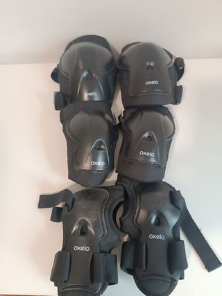 Set 3 protecciones Oxelo Talla XS
