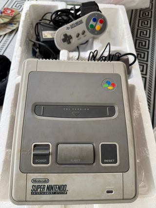 Consola Super Nintendo SNES PAL Vintage