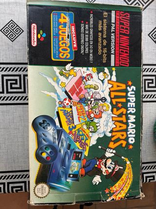 Consola Super Nintendo SNES PAL Vintage