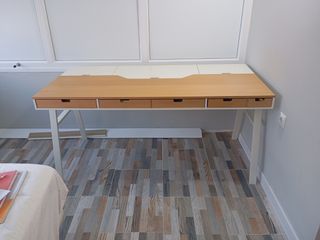 Escritorio Profesional Madera y Metal