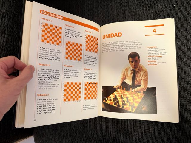 Ajedrez, curso completo. 6 tomos.