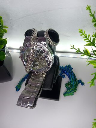 Reloj Cuarzo Acero Inoxidable Alta Calidad