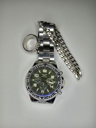 Reloj Cuarzo Acero Inoxidable Alta Calidad