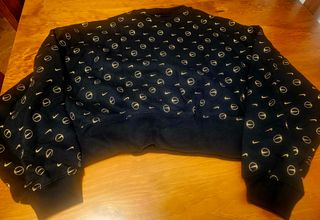 Sudadera Nike Negra y Dorada Talla XS