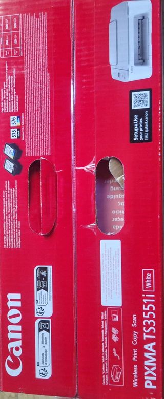 Stampante bianca Canon PIXMA TS3551i