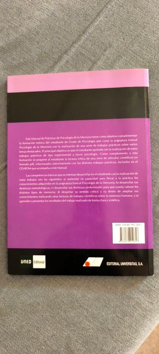 Psicología de la memoria. Uned.
