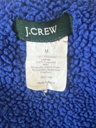 Plumas J. Crew Azul