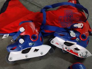 Patines infantiles con protecciones y bolsa