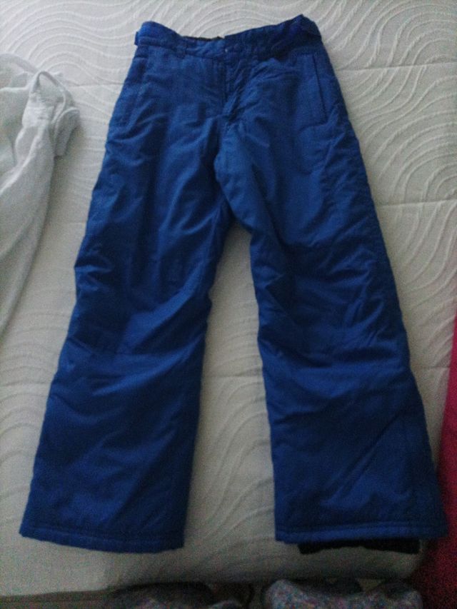 Pantalón de nieve infantil azul