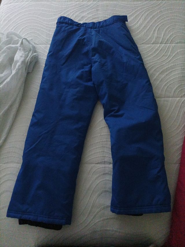 Pantalón de nieve infantil azul
