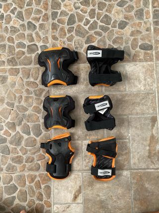 Protecciones para patinar (rodilleras, coderas, mu