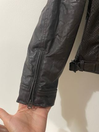 Giubbotto similpelle marrone Zara uomo