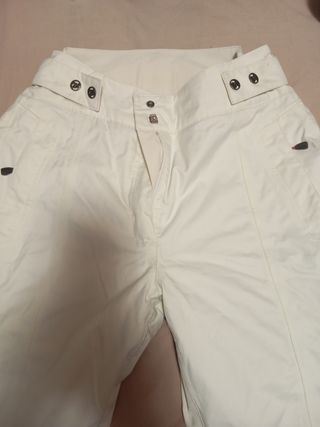 Pantalones de esquí blancos