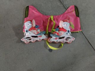 Patines para niñas con bolso