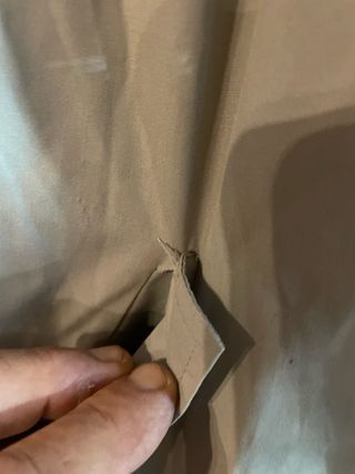 Gabardina reversible gris y cuadros