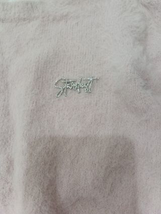 Jersey de lana pelo rosa