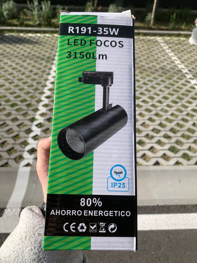 Foco LED Carril 35W 3150Lm Nuevo