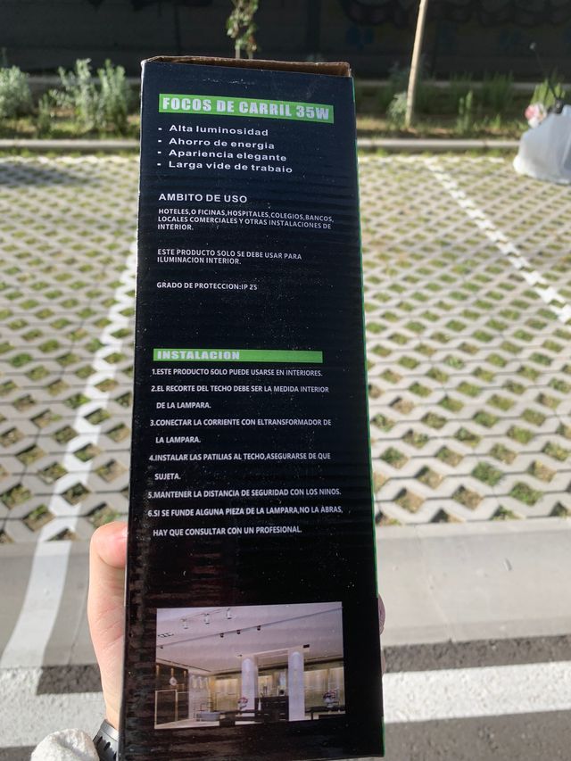 Foco LED Carril 35W 3150Lm Nuevo