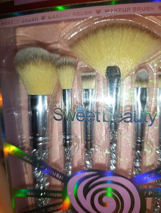 Set 7 brochas maquillaje Sweet Beauty