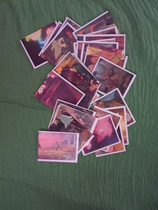 Cromos de colección. Album de Taron y el caldero.