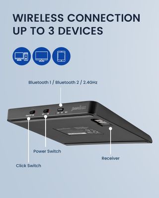 Touchpad Inalámbrico Slim Negro Windows