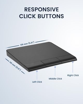 Touchpad Inalámbrico Slim Negro Windows